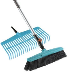 Gardena Straatbezem Met Gazonhark