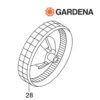 Gardena Wiel Voor Kooimesmaaier 380c
