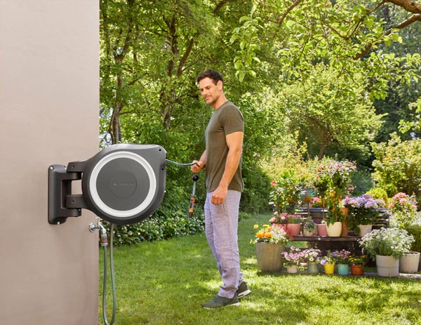 Gardena Wandslangenbox RollUp M/L 25 M Wit 5 Gardena Wandslangenbox RollUp M/L 25 M Wit - Afbeelding 3