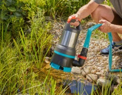 Gardena Dompel/Vuilwaterpomp 19500 Aquasensor -Tuin Gereedschap 4078500053341 gardena dompelvuilwaterpomp 19500 aquasensor 4.390