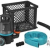 Gardena Vuilwaterpomp 9000 + Ontwateringskrat Set -Tuin Gereedschap 9041 20